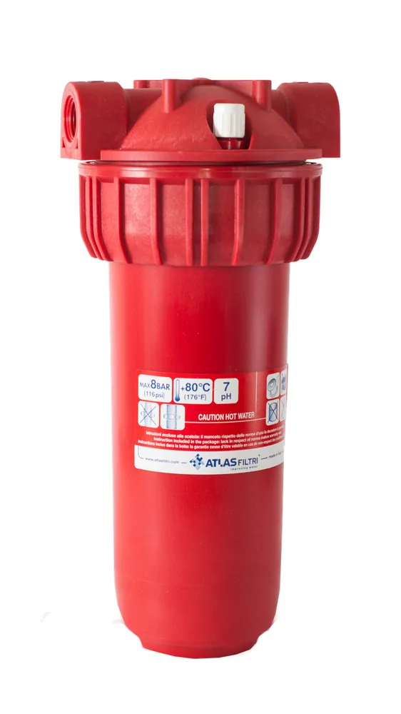 Корпус фильтра SENIOR PULS HOT 3P-MFP SX-AB.одинар, пластик, для гор.вода (ключ и креплен.отдельно)