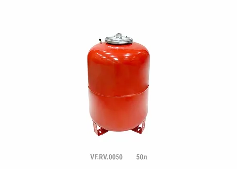 Бак расширительный верт. VALFEX .RV 100л. (КРАСНЫЙ) (с мал. ножками) (8 шт./пал.)