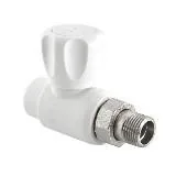 КРАН (VTp.717) для подкл. радиат. 25*3/4" (ПРЯМОЙ) PPR VALTEC (1/5/50)