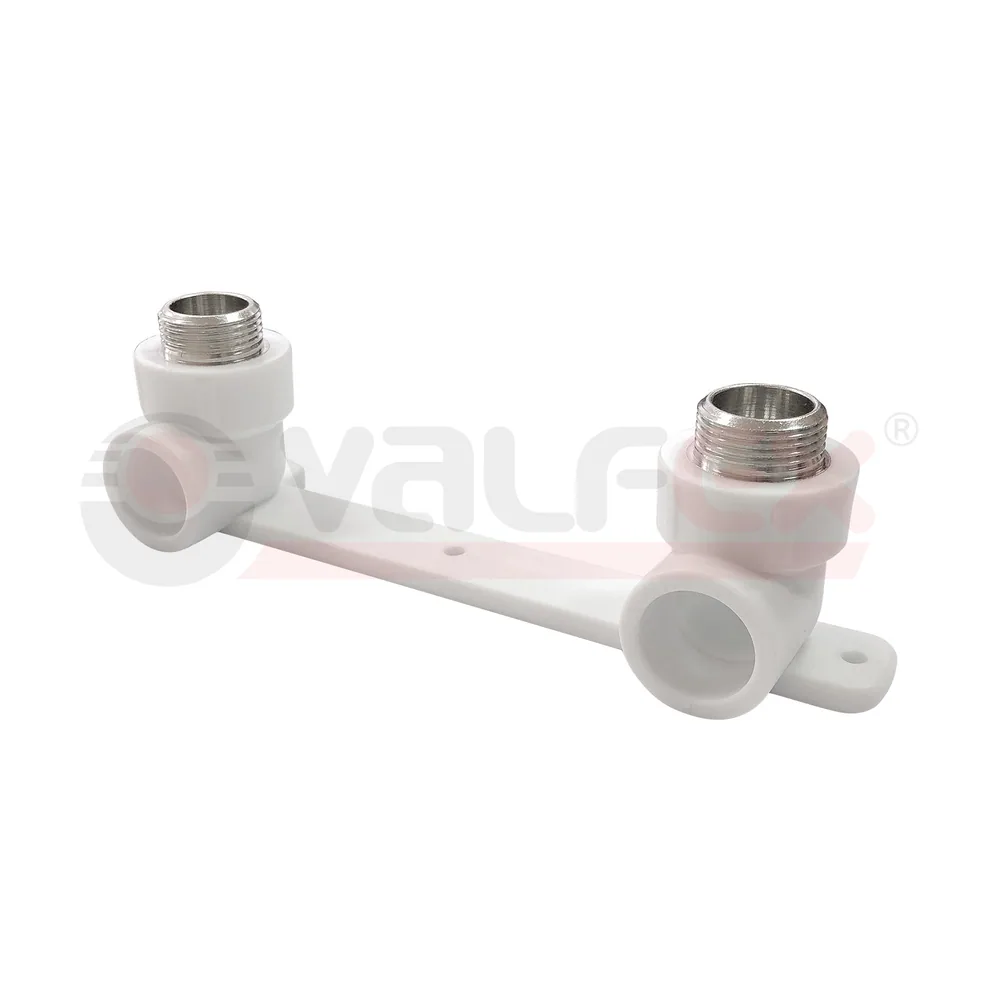 Отвод наружней.резьбой двойной 25*1/2" PPR "VALFEX" (1/3/12)