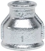 Муфта чугунная переходная 1 1/2" х 1" ОЦИНКОВАННАЯ Gebo (1/40)