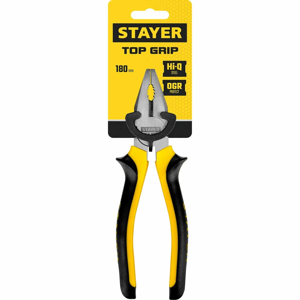 Плоскогубцы STAYER "TopGrip" ,180 мм
