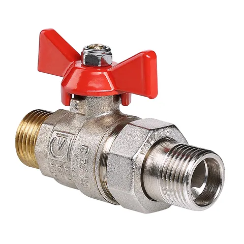 Кран шар. с полусгоном 1/2" нар.-нар. "VALTEC" (1/10160)
