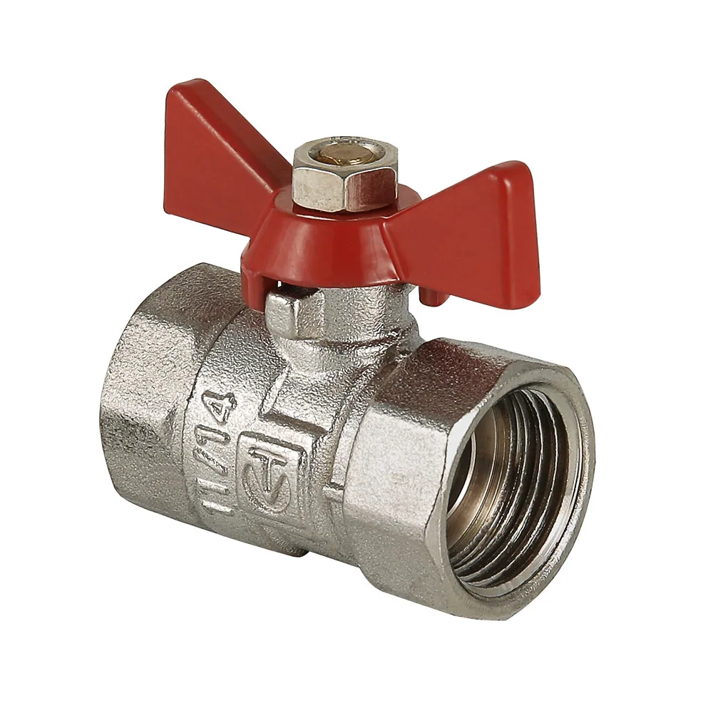 Кран шар. вн-вн 3/4" (с бабочкой) "COMPACT"