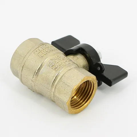 Кран шар. вн-вн 1/2" (с бабочкой) " LD"