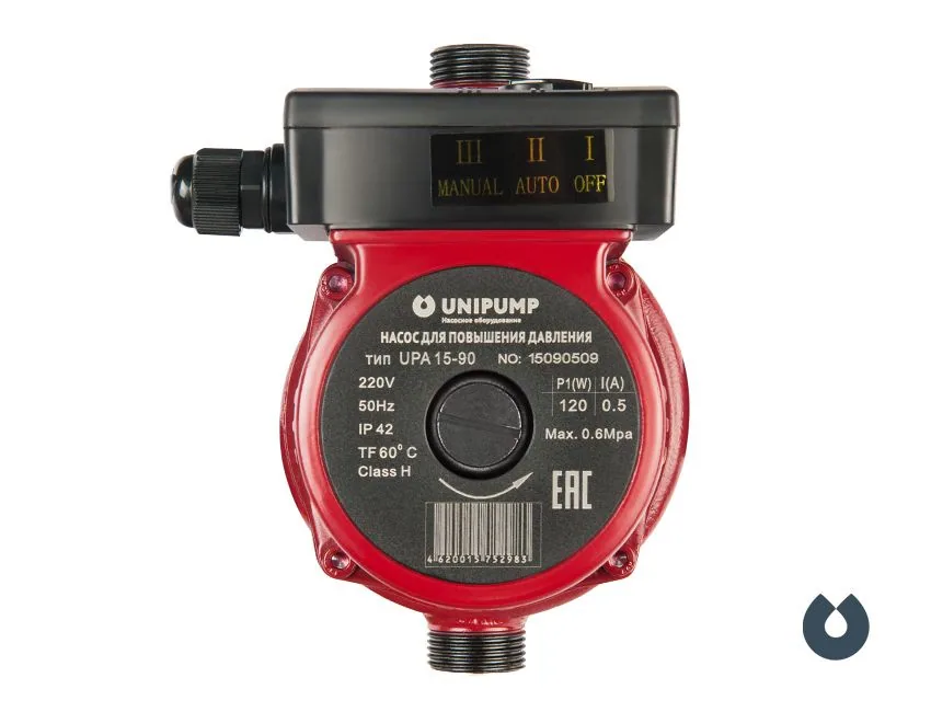 Насос ПОВЫШЕНИЯ давления UNIPUMP UPA 15-120-195