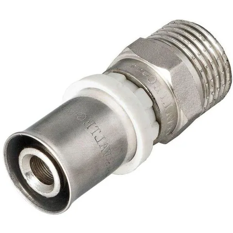 Соединитель пресс наруж рез 20х1/2 "VALTEC" (1/10/120)