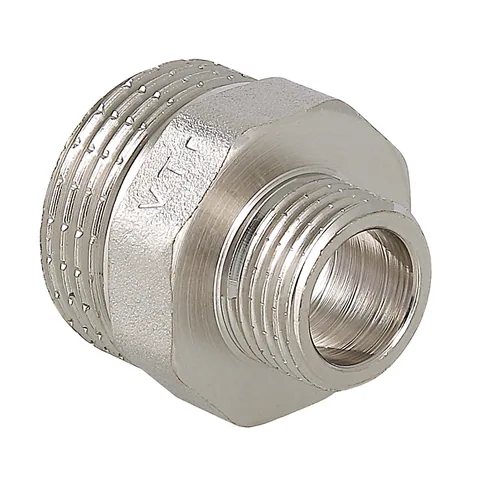 Ниппель-переходник 11/2" х 3/4" "Valtec" (Никель) 1/10/50
