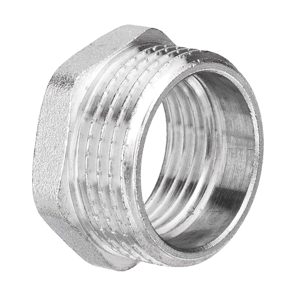 Футорка – переход нар.-вн. рез 1/2" х 3/8" "AQUALINK" (Никель) 1/10/500