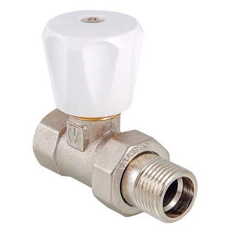 Клапан Valtec руч.для рад.1/2 " (компактный) ПРЯМОЙ (1/9/135)