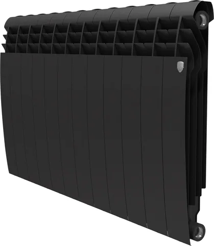Радиатор биметалл. Royal Thermo BiLiner 500/80 (цвет Чёрный) Noir Sable 10 секц.