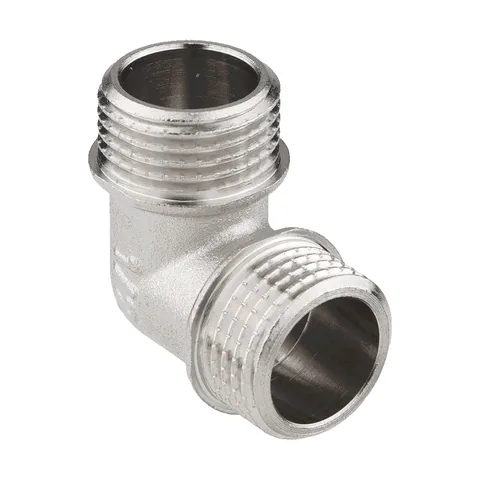 Угольник нар.- нар. 1/2" "AQUALINK" (Никель)
