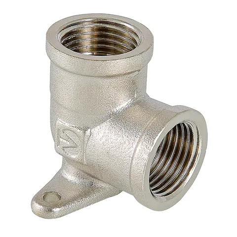 Водорозетка резьб. 1/2" "Valtec" (Никель) вн.-вн. резьба (1/10/90)