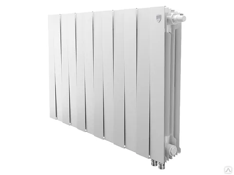 Радиатор биметалл. Royal Thermo PianoForte 500 (цвет Белый) 6 секц.