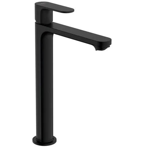 72580670 Смеситель для раковины 240, с донным клапаном, черный Hansgrohe Rebris S