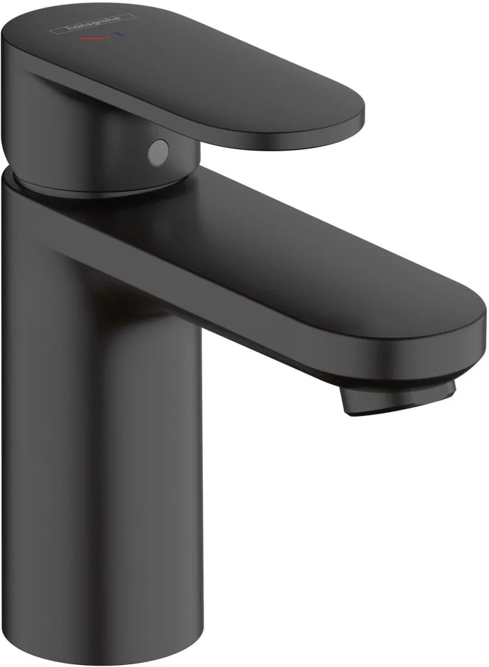 71551670 Смеситель для раковины 100, с донным клапаном, черный Hansgrohe Vernis Blend