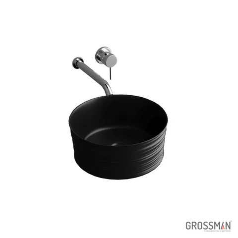 Раковина матовая Grossman GR-3025BM черный