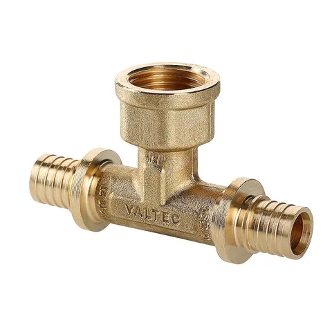 Тройник надвижной с переходом на вн.р. 16(2,2) х 1/2" х 16(2,2) "VALTEC" 1/10/100