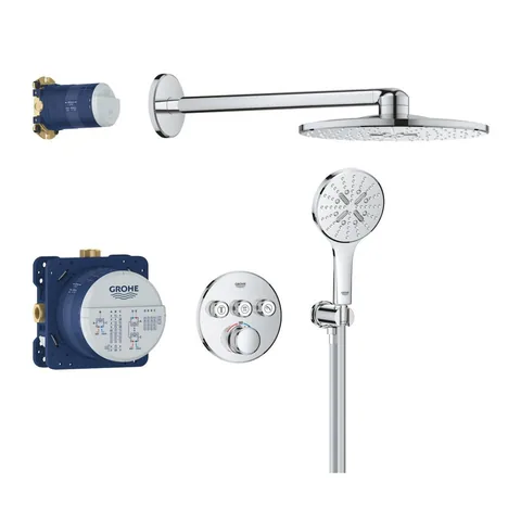 34863000 Душевая система встраиваемая, хром Grohe Rainshower SmartActive 310 Grohtherm SmartControl