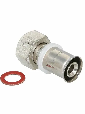 Соединитель пресс c накидной гайкой 16х1/2 "VALTEC" (1/10)