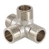 Крестовина двухплоскостная VALTEC 1/2" нар. рез. 1/10/80