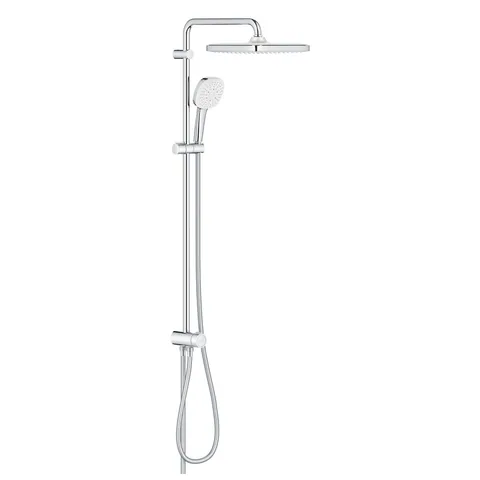 26694001 Душевая система с переключателем, без смесителя, хром Grohe Tempesta Cosmopolitan 250 Cube