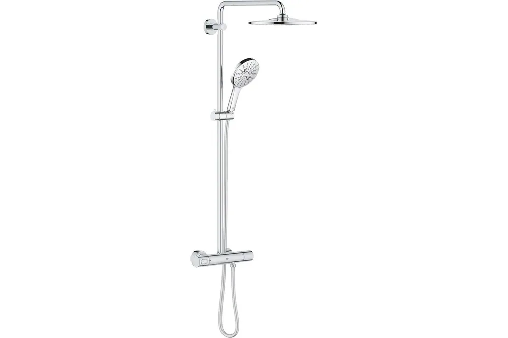 26647000 Душевая система с термостатом для душа, хром Grohe Rainshower SmartActive 310