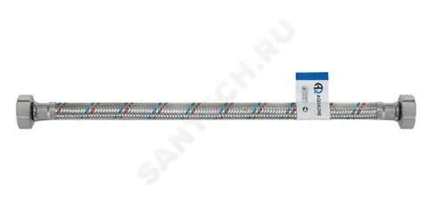 Гибкая подводка для воды г-г 1/2 (60 см) AQUALINE