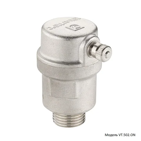 Воздухоотводчик 1/2" Латунь (автомат) "VALTEC" VT.502.ON.04 (1/20/120)