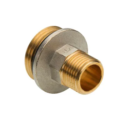 Ниппель-переходник коллекторный 1 1/2" х 1" "Valtec" (Никель) 1/10