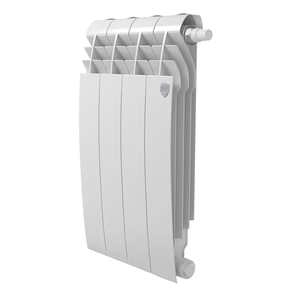 Радиатор биметалл. Royal Thermo BiLiner 500/80 (цвет Белый) 4 секц.